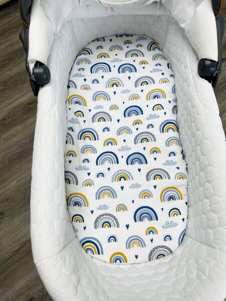 Ratu paladziņš ar gumiju - boho stila varavīksnes